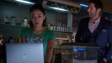 Threadless Bad Fruit Tee worn by Ella Lopez (Aimee Garcia) as seen in Lucifer (S06E03)