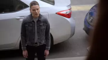 AllSaints Hay Denim Jacket worn by Chloe Decker (Lauren German) as seen in Lucifer (S06E04)