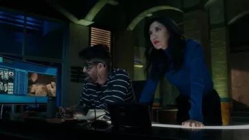 Boss Frescia Funnel Neck Knit Top worn by Melody 'Mel' Bayani (Liza Lapira) as seen in The Equalizer (S04E04)