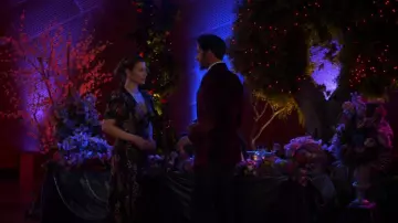 Saloni Floral Flared Dress worn by Chloe Decker (Lauren German) as seen in Lucifer (S06E07)