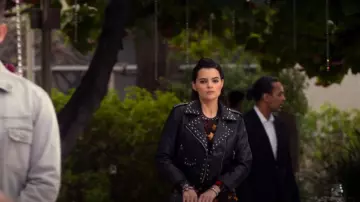 Forever 21 Studded Biker Jacket worn by Lucifer Morningstar (Tom Ellis) as seen in Lucifer (S06E07)