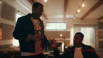 Gucci Den­im Jack­et worn by Demetrius 'Big Meech' Flenory (Demetrius Flenory Jr.) as seen in BMF (S03E01)