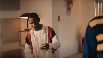 Veste coupe-vent Champion portée par Demetrius 'Big Meech' Flenory (Demetrius Flenory Jr.) comme on le voit dans BMF (S03E03)