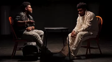 Nike Air Force 1 Low sneakers in white worn by BossMan Dlow in Mr Pot Scraper (Official Video)