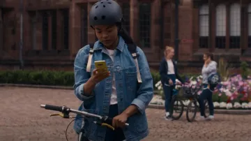 Topshop Double Pocket Denim Jacket worn by Kitty (Kim Adis) as seen in Get Even (S01E01)