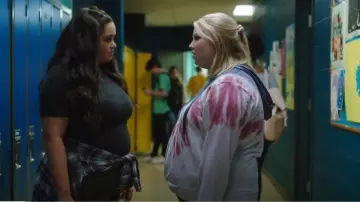 C&c California Tie-Dye Twist-Front Hood­ie In Mul­ti worn by Lilly (Samantha Aucoin) as seen in Astrid & Lilly Save the World (S01E03)
