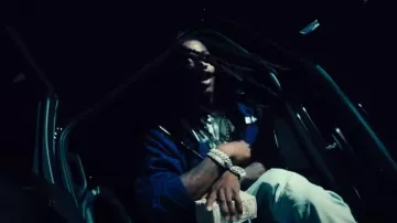 Richard Mille Titanium & Grey watch worn by Polo G in Get In With Me Remix by Big Opp  (Official Music Video)