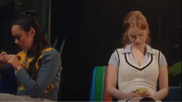 H&M Knit Sweater Vest Dress worn by Candace Powell (Julia Doyle) as seen in Astrid & Lilly Save the World (S01E09)