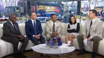 Cinq a Sept Mindie Tweed Cinted Minidress usado por Laura Jarrett como se ve en Today el 19 de marzo de 2024