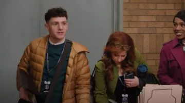 Uniqlo Ultra Light Down Parka worn by Jacob Hill (Chris Perfetti) as seen in Abbott Elementary (S03E08)