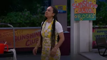 Muéstrame tu mono corto estampado de Mumu Jacksonville usado por Hartley (Kayden Muller-janssen) como se ve en Los villanos de Valley View (T02E18)