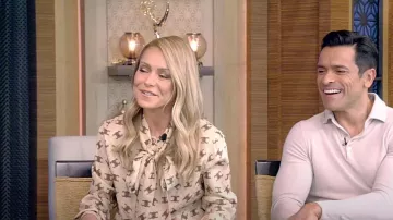 Celine Lavalliere Blouse worn by Kelly Ripa as seen in LIVE with Kelly and Mark on March 21, 2024