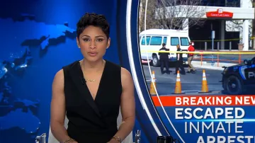 Ted Baker Tilo­lah Seamed Body­con Dress worn by Jericka Duncan as seen in CBS Evening News on March 21, 2024