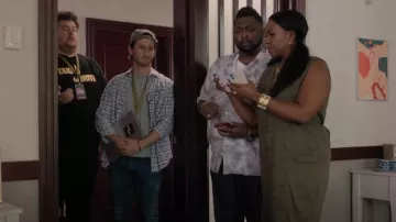 Bp. But­ton Up Shir­tirt worn by Reggie Richards (Aadin Church) as seen in Take Note (S01E03)