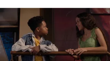 Billabong Tie Shoul­der Dress worn by Ivy (Melissa Kadas) as seen in Take Note (S01E03)