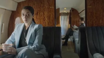 Alexander McQueen Single-Breasted Wool Blazer worn by Hazel Green (Cristin Milioti) as seen in Made for Love (S02E04)