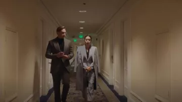 Alexander McQueen Wool Ankle Trousers worn by Hazel Green (Cristin Milioti) as seen in Made for Love (S02E04)