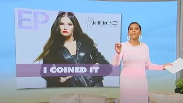 Generation Love Yesi Striped Crop Sweater worn by Tamron Hall as seen in Tamron Hall Show on March 22, 2024