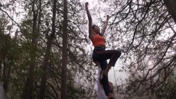 Puma Vikky Suede Platform Sneakers worn by Addy Hanlon (Herizen Guardiola) as seen in Dare Me (S01E03)