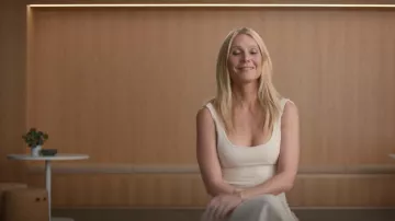 Gabriela Hearst Hy­dra Dress worn by Gwyneth Paltrow as seen in Sex, Love & Goop (S01E06)