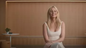 Gabriela Hearst Hy­dra Dress worn by Gwyneth Paltrow as seen in Sex, Love & Goop (S01E06)