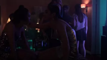 Alice + Olivia Harmie Dress worn by RiRi Curtis (Taveeta Szymanowicz) as seen in Dare Me (S01E04)