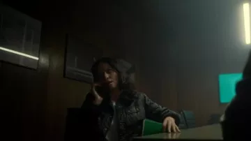 J Crew Field Jack­et worn by Frida Rask (Leanne Best) as seen in Young Wallander (S01E01)