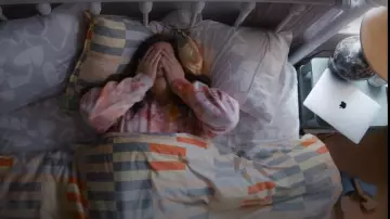 Beklina Ribbed Clog Hydrangea worn by Annie Easton (Aidy Bryant) as seen in Shrill (S03E05)