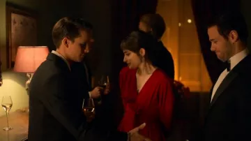 Stella Mccartney Tie Waist Dress worn by Mona (Ellise Chappell) as seen in Young Wallander (S01E05)