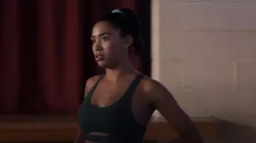 Alo Moonlit Sports Bra worn by Addy Hanlon (Herizen Guardiola) as seen in Dare Me (S01E05)