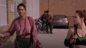 Rebecca Minkoff Jolie Pants worn by Addy Hanlon (Herizen Guardiola) as seen in Dare Me (S01E09)