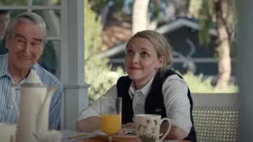 Patagonia Women's Better Sweater vest worn by Elizabeth Holmes (Amanda Seyfried) as seen in The Dropout (S01E06)