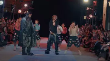 Rick Owens Black Tec Long Sleeve T Shirt worn by Rich the Kid in Rich Rappers with Ryan Castro (Video Oficial)