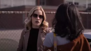 Allsaints Dalby Leather Jacket worn by Colette French (Willa Fitzgerald) as seen in Dare Me (S01E09)