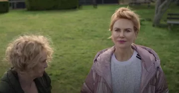 Doudoune à capuche Zara portée par Robin (Nicole Kidman) dans Roar (S01E02)