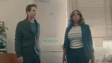 Alc Rib Knit Top worn by Kim (Niecy Nash) as seen in A.P. Bio (S01E02)