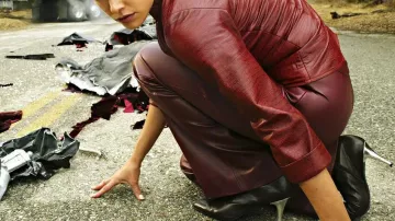 Boots worn by T-X (Kristanna Loken) in Terminator 3: Rise of the Machines movie