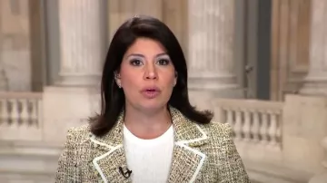 Veronica Beard Theron Jacket portée par Natalie Brand dans CBS Mornings le 23 mars 2024