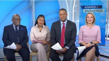 Vestido Ted Baker Dyana usado por Dylan Dreyer visto en Today el 25 de marzo de 2024