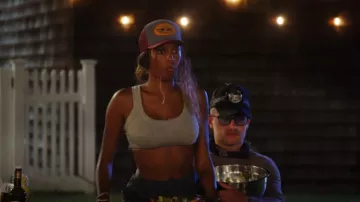 Les Girls Rib Crop Grey porté par Ciara Miller dans Summer House (S08E05)