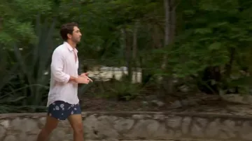 Velvet by Graham & Spencer Ricardo Printed Board Shorts worn by Joey Graziadei as seen in The Bachelor (S28E11)