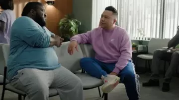 Nike Jordan 4 Union Retro Guava Ice worn by Andrew Pham (Andrew Phung) as seen in Run the Burbs (S03E12)