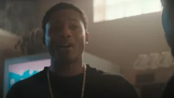 Dolce & Gabbana Em­bossed Sweat­shirt worn by Terry 'Southwest T' Flenory (Da' Vinchi) as seen in BMF (S03E04)