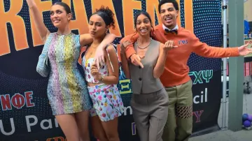 Helmut Lang Wool Trouser worn by Zaara Ali (Tara Raani) as seen in grown-ish (S06E10)