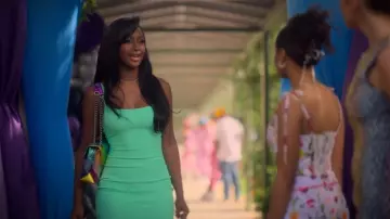 Kurt Geiger Kensington Leather Convertible Shoulder Bag worn by Annika Longstreet (Justine Skye) as seen in grown-ish (S06E10)