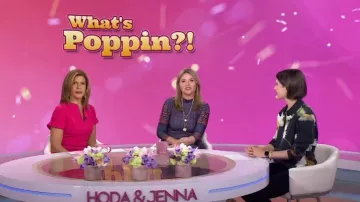 Camisa Stine Goya Wal en follaje escaneado usada por Daryn Carpenter como se ve en Today with Hoda & Jenna el 28 de marzo de 2024