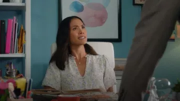 Ever New Leah Dress worn by Jenny Matthews (Jessalyn Wanlim) as seen in Workin' Moms (S06E06)