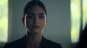 Gorjana Venice Necklace worn by Liv Rivera (Melissa Barrera) as seen in Keep Breathing (S01E03)