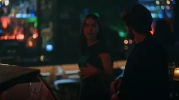 Reformation Gavin Dress worn by Liv Rivera (Melissa Barrera) as seen in Keep Breathing (S01E04)