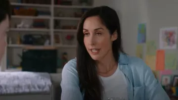 Rails Ellis Shirt - Cascade Tie Dye worn by Kate Foster (Catherine Reitman) as seen in Workin' Moms (S06E10)